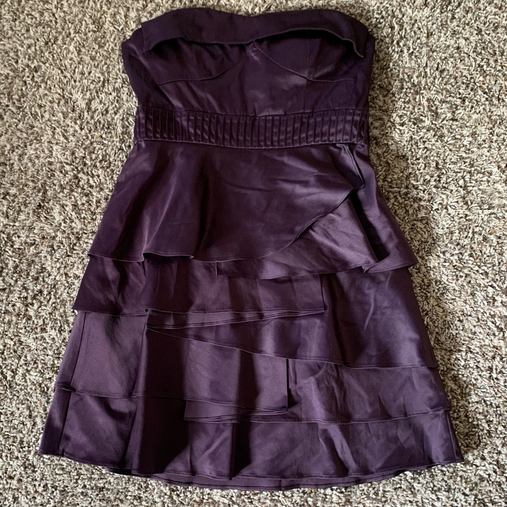 EUC Kitty Strapless Party Dress in Purple Sz L